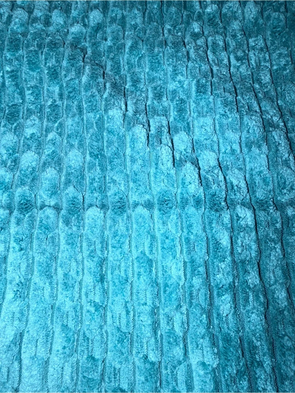 Textured Teal Knit Throw Pillow Cover Pair